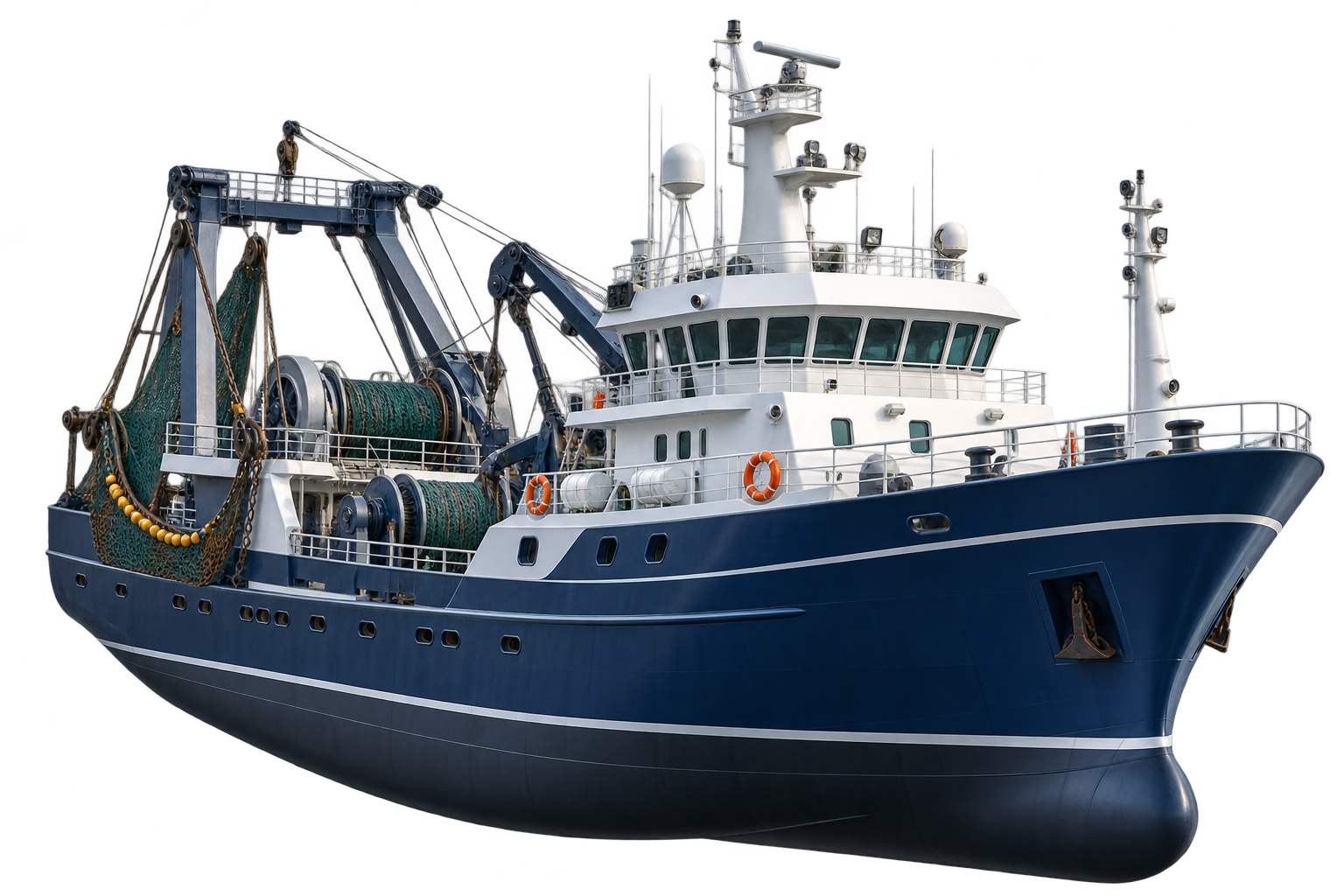Barco grande de pesca Marlin Oceano